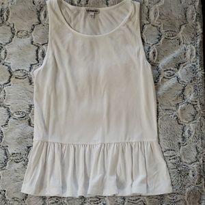 Express white sleeveless top